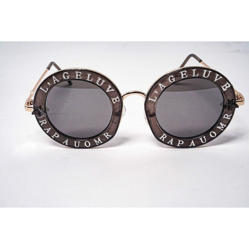 Lala Round Sunglasses (6 Colors) Sunglasses Fearless Accessories Gray