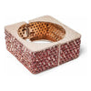 Kimora rose gold square rhinestone bracelet Bracelet Fearless Accessories