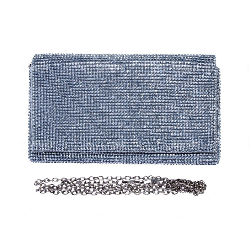 Light up rhinestone shoulder bag (2 Colors) Handbags Fearless Accessories Silver