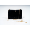 Rani Rhinestone Clutch Handbags Fearless Accessories Black