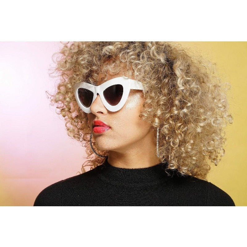 Sunnie Cat Eye Sunglasses (5 Colors) Sunglasses Fearless Accessories White