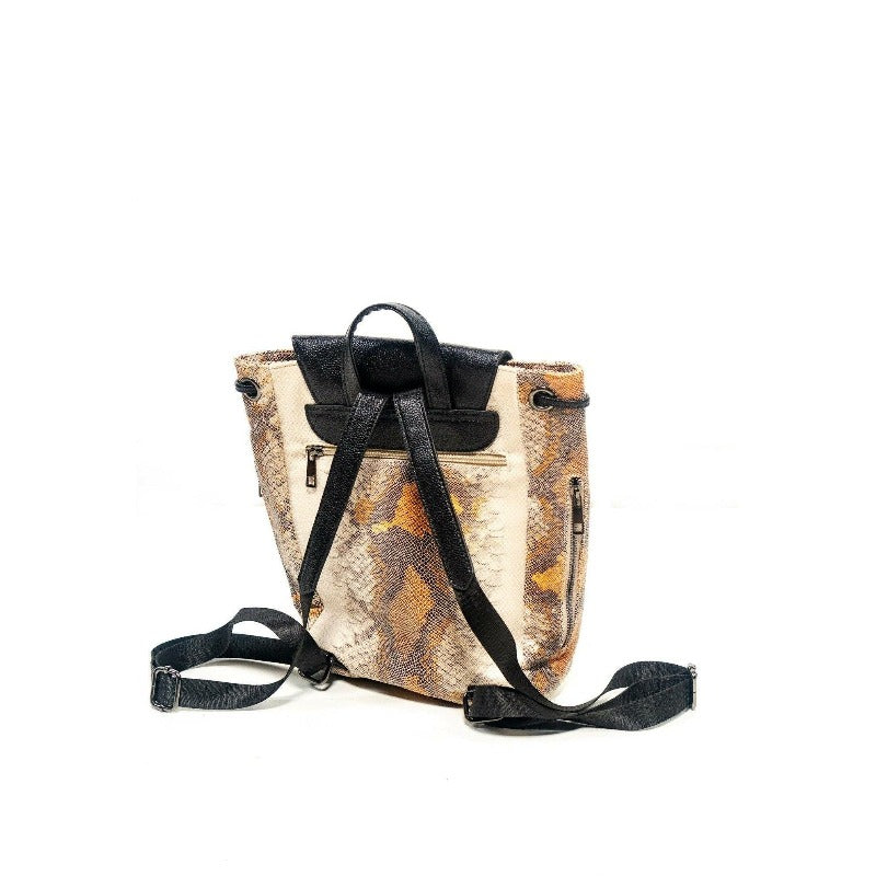 Toccara vegan leather drawstring backpack Handbags Fearless Accessories