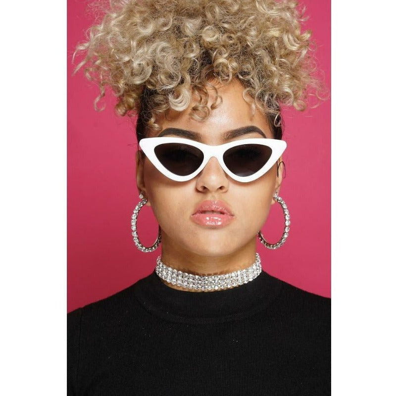 Cristina Cat Eye Sunglasses (3 Colors) Sunglasses Fearless Accessories White