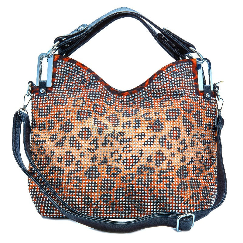 Wild and free cheetah rhinestone bag Handbags Fearless Accessories