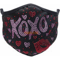 Love You Like XO Rhinestone Face Mask